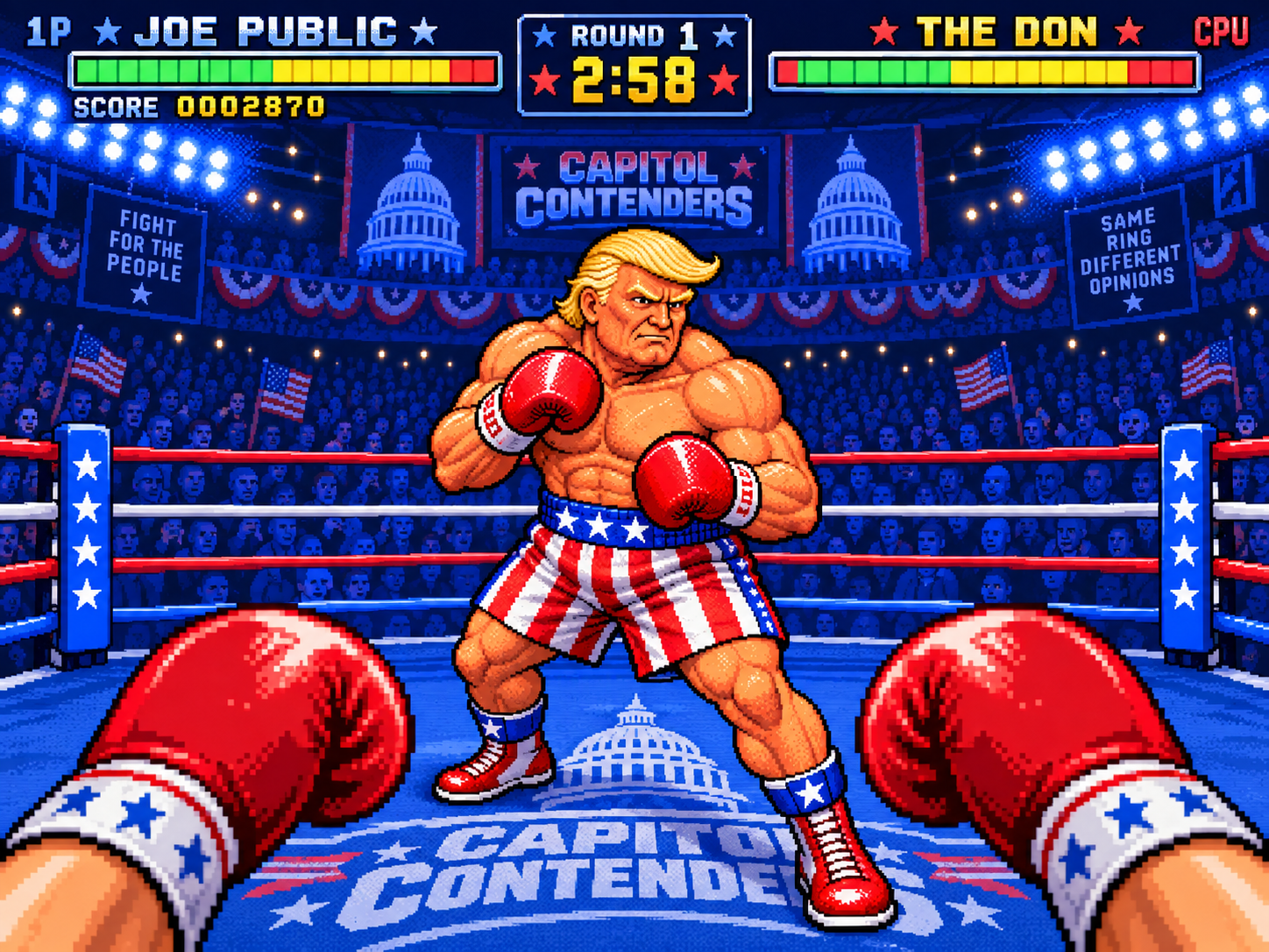 First-person POV fight against The Don